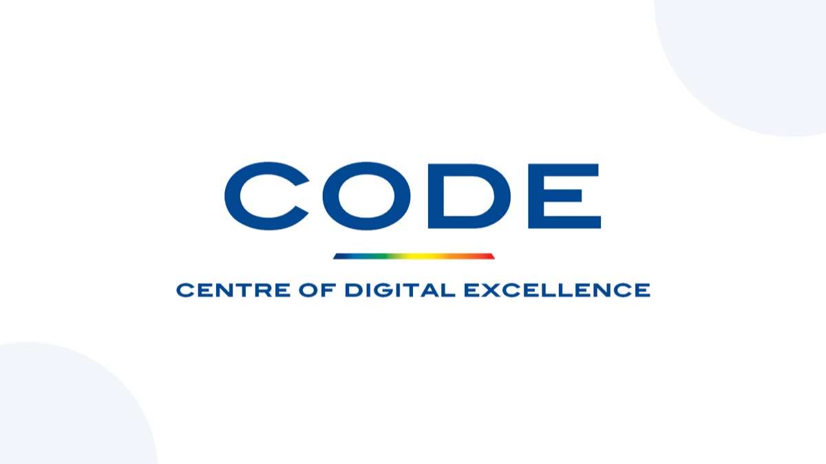 Logo van CODE, het digitale centrum van Alliance Automotive Group